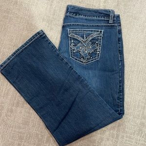 Straight leg jeans
